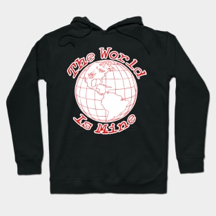 Yeb1 Art The World is Mine California Design Chicano Arte Hoodie